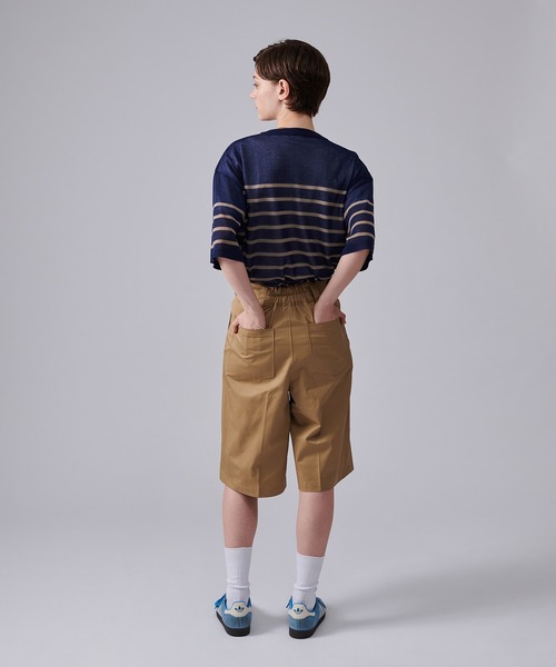 ONCILY(オンシェリー)の「SHEAR BORDER T-SHIRT / ボーダーシアーTシャツ(Tシャツ/カットソー・メンズ・ブルー/ネイビー・MEDIUM/LARGE)」の22枚目の写真
