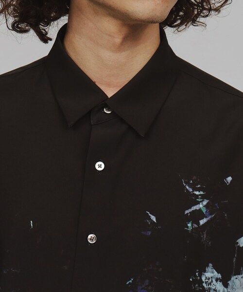 tk.TAKEO KIKUCHI（ティーケータケオキクチ）の「◆半袖ペイントシャツ（シャツ/ブラウス・メンズ・グレー系3/ブラック系3/ホワイト系4・03/02）」の13枚目の写真