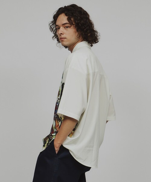 tk.TAKEO KIKUCHI（ティーケータケオキクチ）の「◆半袖ペイントシャツ（シャツ/ブラウス・メンズ・グレー系3/ブラック系3/ホワイト系4・03/02）」の16枚目の写真