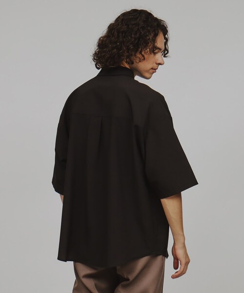 tk.TAKEO KIKUCHI（ティーケータケオキクチ）の「◆半袖ペイントシャツ（シャツ/ブラウス・メンズ・グレー系3/ブラック系3/ホワイト系4・03/02）」の4枚目の写真