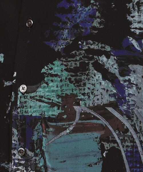 tk.TAKEO KIKUCHI（ティーケータケオキクチ）の「◆半袖ペイントシャツ（シャツ/ブラウス・メンズ・グレー系3/ブラック系3/ホワイト系4・03/02）」の6枚目の写真