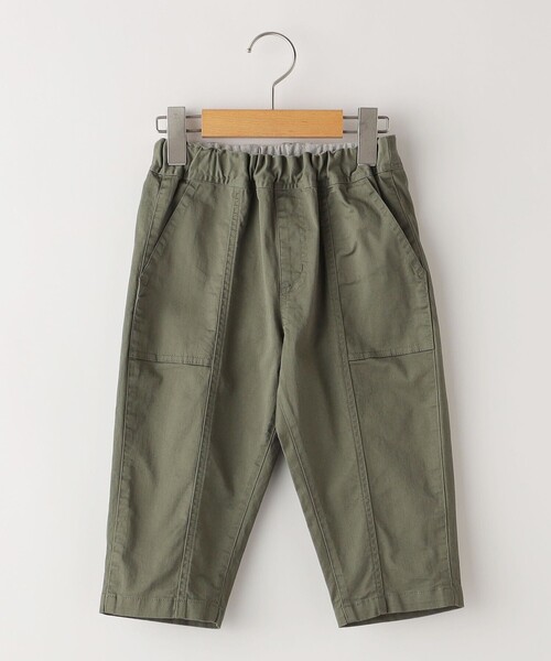 SHIPS(シップス)の「SHIPS KIDS:100~130cm / ワイド クロップド パンツ(その他パンツ・キッズ・キャメル/オリーブ・100/120/130/110)」の2枚目の写真