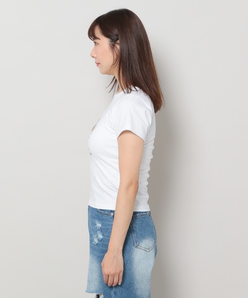 CRANK（クランク）の「CRANK／SHELLプリントT（Tシャツ/カットソー・レディース・イエロー/ホワイト・FREE）」の21枚目の写真
