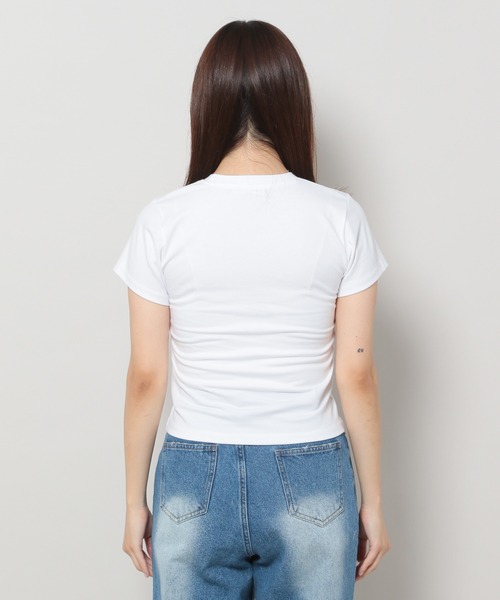 CRANK（クランク）の「CRANK／SHELLプリントT（Tシャツ/カットソー・レディース・イエロー/ホワイト・FREE）」の22枚目の写真