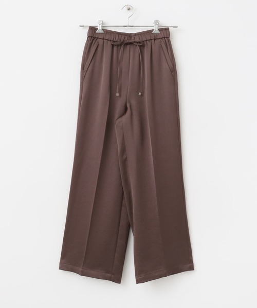 URBAN RESEARCH ROSSO WOMEN(アーバンリサーチ ロッソ)の「サテンイージーパンツ(その他パンツ・レディース・チャコールグレー/ブラウン・FREE)」の18枚目の写真