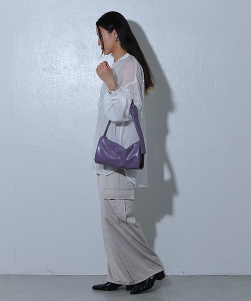 COLONY 2139(コロニートゥーワンスリーナイン)の「ミニドラムバッグ(ドラムバッグ・レディース・ブラック/ベージュ/パープル・FREE)」の21枚目の写真