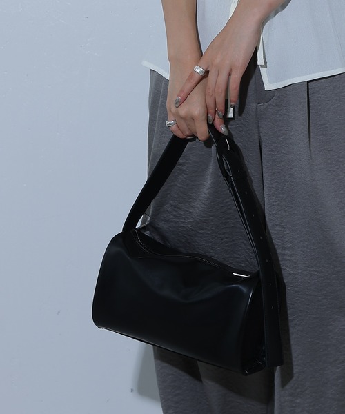 COLONY 2139(コロニートゥーワンスリーナイン)の「ミニドラムバッグ(ドラムバッグ・レディース・ブラック/ベージュ/パープル・FREE)」の15枚目の写真