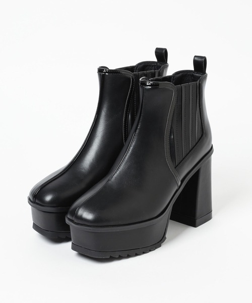 HARE（ハレ）の「パイピングチャンキーブーツ(HARE)（ブーツ）」 - WEAR