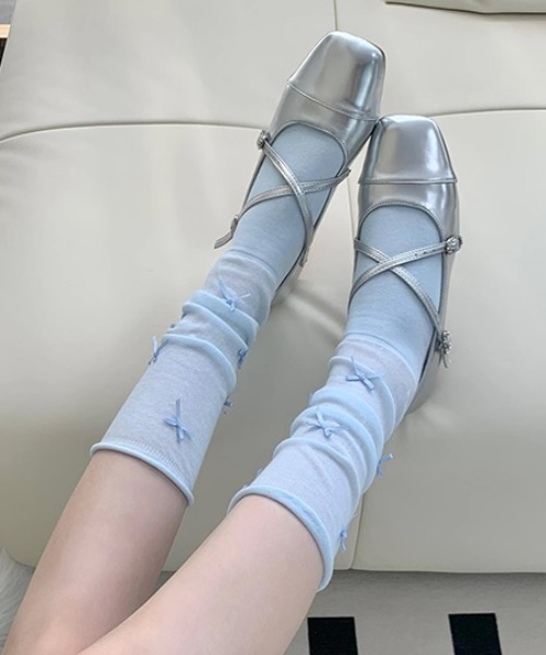 Teem Store(チームストア)の「スクエアトゥ クロスストラップ バレエ パンプス シューズ(パンプス・レディース・ブラック/シルバー/レッド・35/37/39)」の17枚目の写真