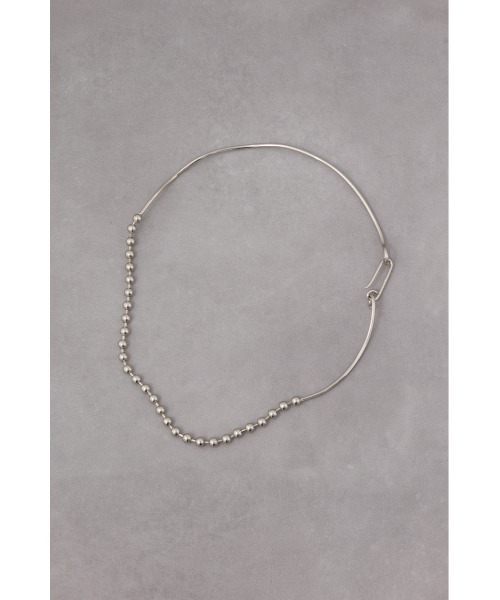 AZUL by moussy（アズールバイマウジー）の「ボールチェーンミックスネックレス（ネックレス・レディース・ゴールド系その他/シルバー・FREE）」の10枚目の写真