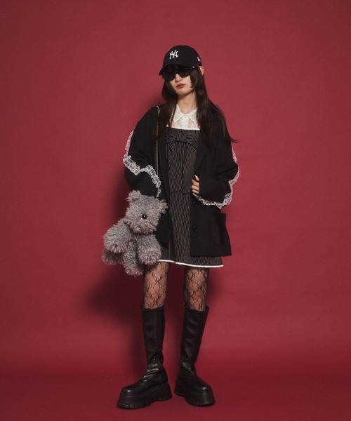 PHILLY（フィリー）の「【PHILLY】ビッグリボンミニワンピース（ワンピース・レディース・グレー/ブラック系その他/ブラック・FREE）」の7枚目の写真