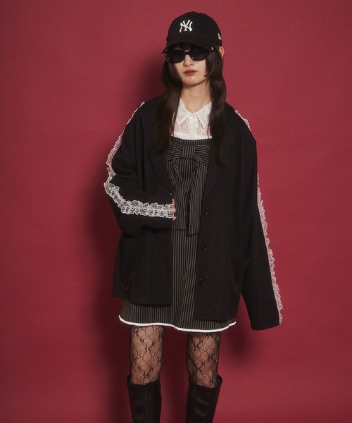 PHILLY（フィリー）の「【PHILLY】ビッグリボンミニワンピース（ワンピース・レディース・グレー/ブラック系その他/ブラック・FREE）」の5枚目の写真