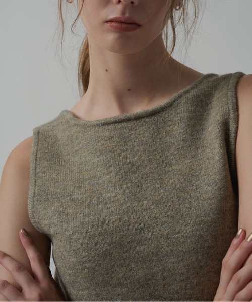 cropped 2way gentle knit tank（タンクトップ）｜WILLFULLY