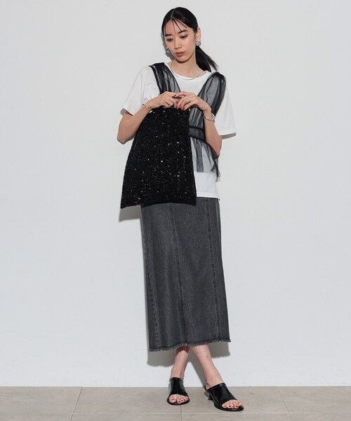 GALLEST(ギャレスト)の「◆スパンコールトートバック(トートバッグ・レディース・シルバー/ブラック・00)」の11枚目の写真