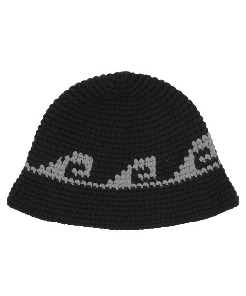 MAHAGRID(マハグリッド)の「『mahagrid/マハグリッド』 SWELL HANDMADE KNIT BUCKET HAT/スウェルハンドメイドニットバケハ(ハット・レディース・ブラック/ブラウン・FREE)」の7枚目の写真