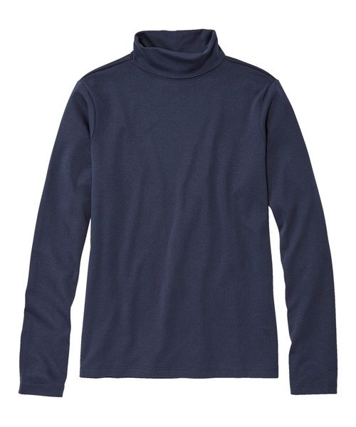 L.L.Bean(エルエルビーン)の「ピマ・コットン・シャツ、タートルネック 長袖 米国フィット・レギュラー(Tシャツ/カットソー・レディース・イエロー/ダークネイビー/ホワイト/ブラック・MEDIUM/SMALL/X-SMALL)」の16枚目の写真