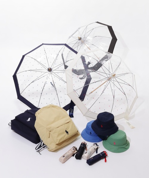 ビニール傘 長傘 雨傘 バイカラー 'ポロポニー'（長傘）｜POLO RALPH