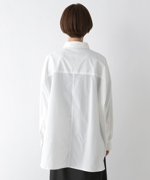 LEPSIM（レプシィム）の「切り替えBIGシャツ　139146（シャツ/ブラウス・レディース・ライトブルー/ピンク/オフホワイト・FREE）」の16枚目の写真