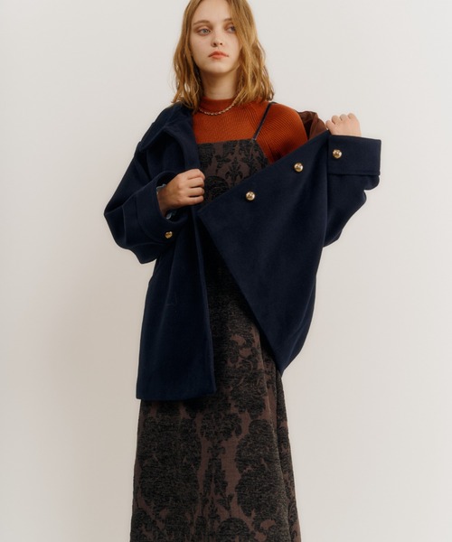 Unitage（ユニテージ）の「起毛ジャガードキャミワンピース（ワンピース・レディース・チャコールグレー・FREE）」の10枚目の写真