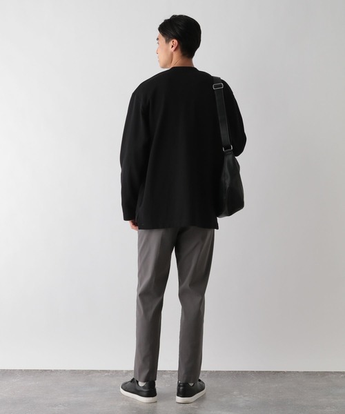 GLOBAL WORK Smile Seed Store(グローバルワーク スマイルシードストア)の「ダブルフェイスボタンレスカーデ/115951(カーディガン/ボレロ・メンズ・グリーン系その他/ブラック/ブラウン系その他・LARGE/X-LARGE/MEDIUM/SMALL)」の7枚目の写真