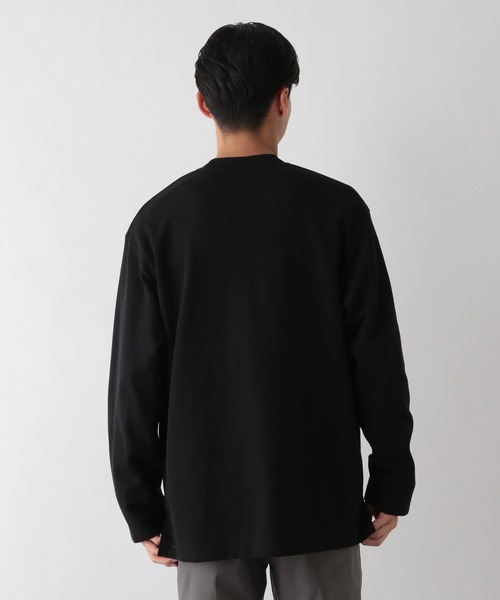 GLOBAL WORK Smile Seed Store(グローバルワーク スマイルシードストア)の「ダブルフェイスボタンレスカーデ/115951(カーディガン/ボレロ・メンズ・グリーン系その他/ブラック/ブラウン系その他・LARGE/X-LARGE/MEDIUM/SMALL)」の10枚目の写真