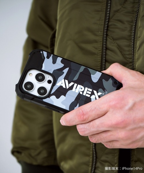 AVIREX（アヴィレックス）の「iPhone17 iPhone17Pro iPhone17ProMax iPhoneAir iPhone16/16Pro/16ProMax アヴィレックス 耐衝撃 [アーミータフ]（スマホケース/カバー・メンズ・カモフラージュ/シルバー/ブルー/ブラック・iPhone 16 Pro/iPhone 16/iPhone 16 Pro Max/iPhone 17 Pro Max/iPhone Air/iPhone 17 Pro/iPhone 17）」の9枚目の写真