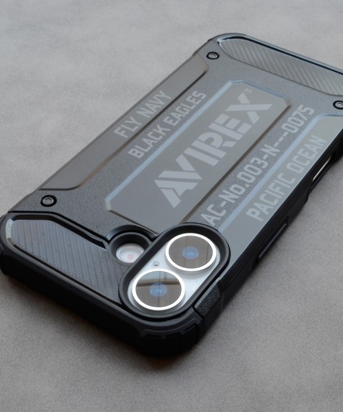 AVIREX（アヴィレックス）の「iPhone17 iPhone17Pro iPhone17ProMax iPhoneAir iPhone16/16Pro/16ProMax アヴィレックス 耐衝撃 [アーミータフ]（スマホケース/カバー・メンズ・カモフラージュ/シルバー/ブルー/ブラック・iPhone 16 Pro/iPhone 16/iPhone 16 Pro Max/iPhone 17 Pro Max/iPhone Air/iPhone 17 Pro/iPhone 17）」の13枚目の写真