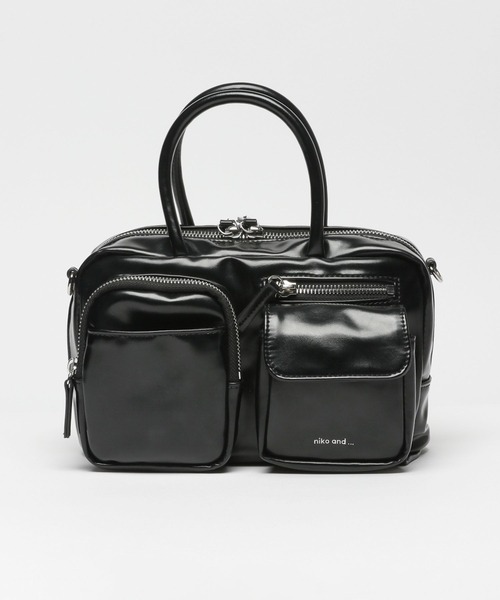 niko and...（ニコアンド）の「オリジナルメニーポケット2WAYショルダーバッグ（ショルダーバッグ・レディース・ブラウン/ブラック・0）」の6枚目の写真