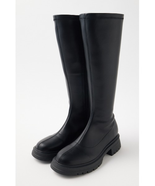 MOUSSY（マウジー）の「【ZOZO・一部店舗限定】ストレッチ インヒール ロングブーツ（ブーツ・レディース・ブラック・SMALL/MEDIUM/LARGE）」の11枚目の写真