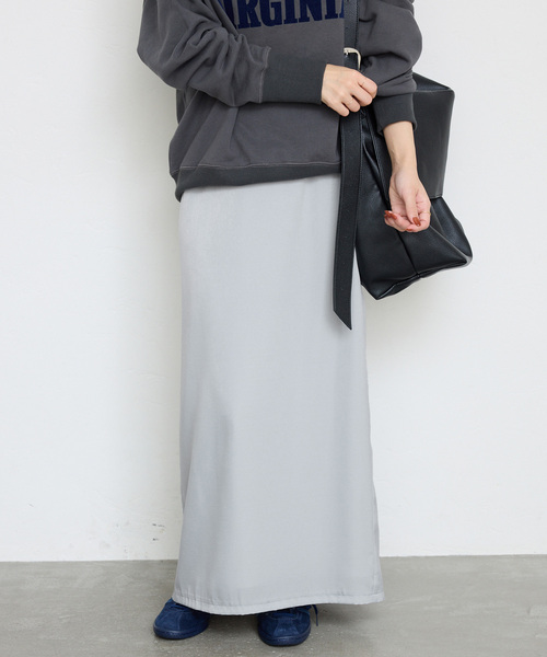 SLOBE IENA（スローブイエナ）の「サテンIラインスカート