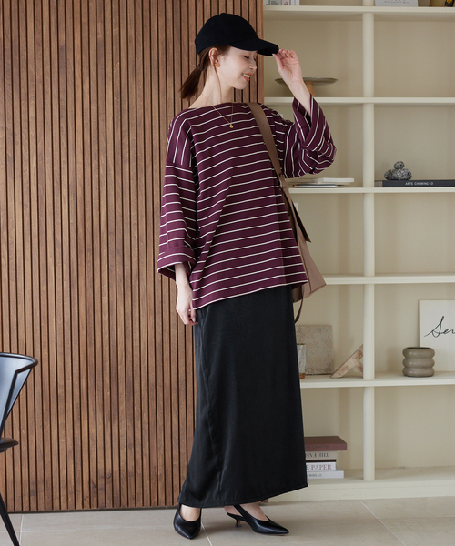 SLOBE IENA　Iラインスカート2024AW 美品
TR Iラインスカート SLOBE IENA（スローブイエナ）の「サテンIラインスカート