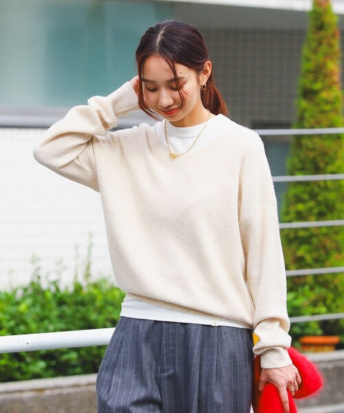 B:MING by BEAMS（ビーミングバイビームス）の「アルパカ混 片畔 V