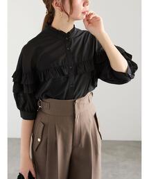 Te chichi | 大胆なフリルがとても可愛らしいです！甘めになりすぎずカジュアルコーデにも会います🎶(シャツ/ブラウス)