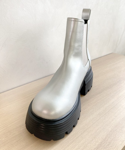 【セール】WEB限定 2024秋冬新作 カラーソールショートブーツ 45401（ブーツ）｜ORiental TRaffic（オリエンタルトラフィック）