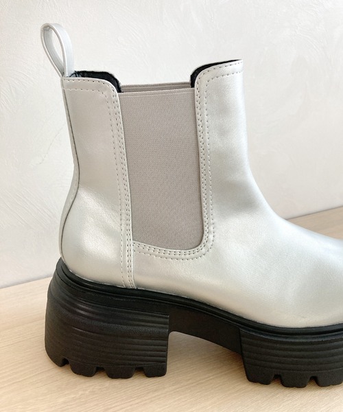 【セール】WEB限定 2024秋冬新作 カラーソールショートブーツ 45401（ブーツ）｜ORiental TRaffic（オリエンタルトラフィック）