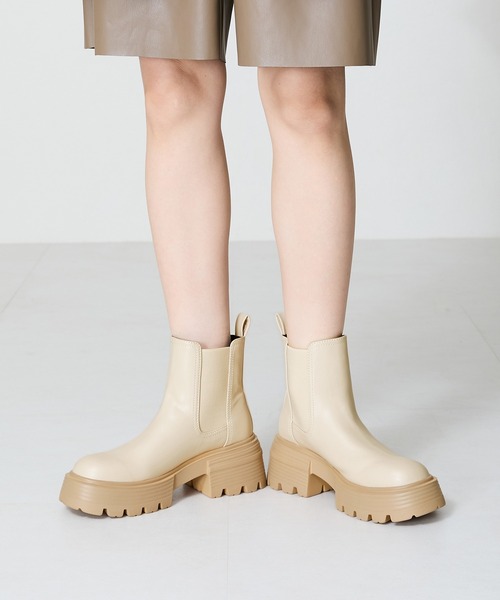 【セール】WEB限定 2024秋冬新作 カラーソールショートブーツ 45401（ブーツ）｜ORiental TRaffic（オリエンタルトラフィック）