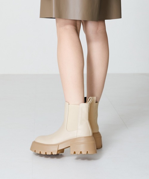 【セール】WEB限定 2024秋冬新作 カラーソールショートブーツ 45401（ブーツ）｜ORiental TRaffic（オリエンタルトラフィック）