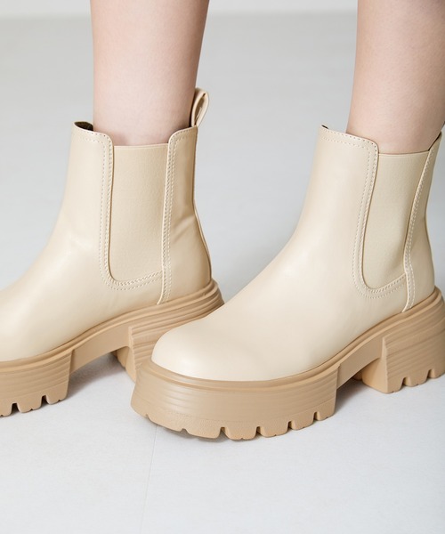 【セール】WEB限定 2024秋冬新作 カラーソールショートブーツ 45401（ブーツ）｜ORiental TRaffic（オリエンタルトラフィック）