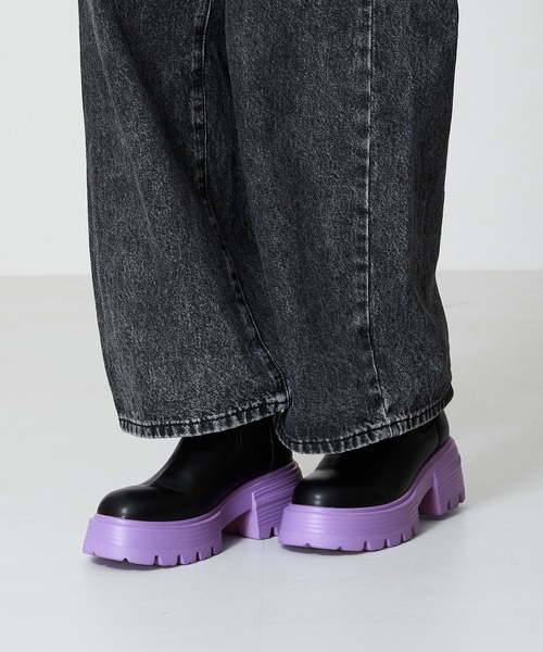 【セール】WEB限定 2024秋冬新作 カラーソールショートブーツ 45401（ブーツ）｜ORiental TRaffic（オリエンタルトラフィック）