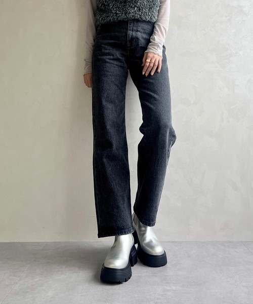 【セール】WEB限定 2024秋冬新作 カラーソールショートブーツ 45401（ブーツ）｜ORiental TRaffic（オリエンタルトラフィック）