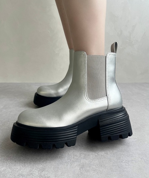 【セール】WEB限定 2024秋冬新作 カラーソールショートブーツ 45401（ブーツ）｜ORiental TRaffic（オリエンタルトラフィック）