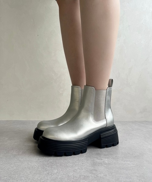 【セール】WEB限定 2024秋冬新作 カラーソールショートブーツ 45401（ブーツ）｜ORiental TRaffic（オリエンタルトラフィック）