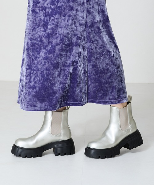 【セール】WEB限定 2024秋冬新作 カラーソールショートブーツ 45401（ブーツ）｜ORiental TRaffic（オリエンタルトラフィック）