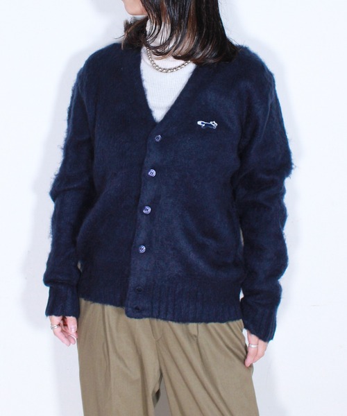 PENNEYS(ぺニーズ)の「PENNEY'S / ペニーズ THE FOX SHAGGY CARDIGAN フォックス シャギーカーディガン(カーディガン/ボレロ・メンズ・ネイビー/イエロー/ブラック/サックスブルー/グリーン・X-SMALL/SMALL/MEDIUM/LARGE)」の3枚目の写真