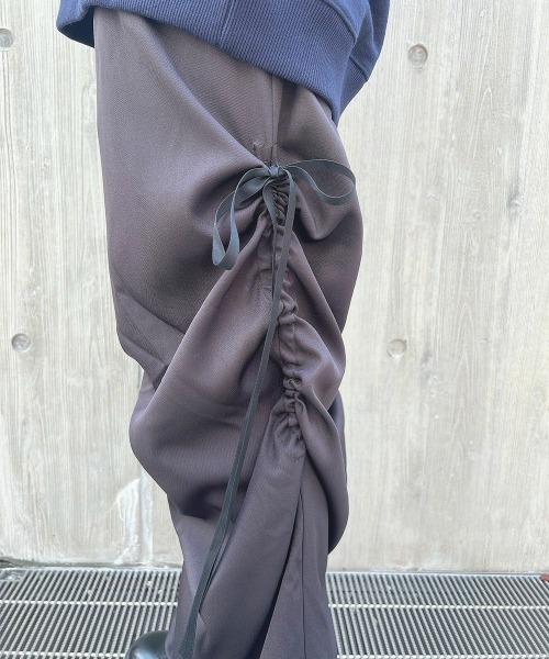F i.n.t（フィント）の「サイドドロストパンツ/fint（カーゴパンツ・レディース・チャコールグレー/ブルーグレー・FREE）」の20枚目の写真