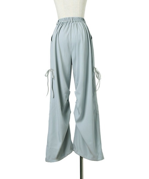 F i.n.t（フィント）の「サイドドロストパンツ/fint（カーゴパンツ・レディース・チャコールグレー/ブルーグレー・FREE）」の6枚目の写真