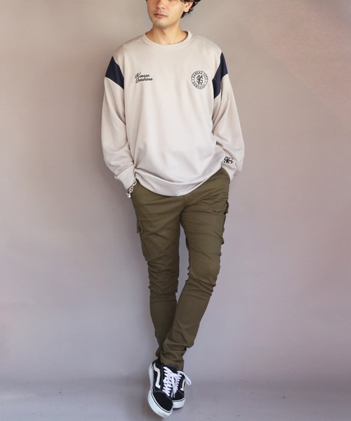 8(eight)(エイト)の「ロゴ切替トレーナー(スウェット・メンズ・ホワイト系その他/ブラック系その他/グレー系その他・MEDIUM/X-LARGE/LARGE)」の9枚目の写真