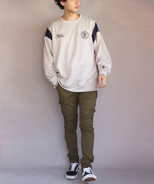 8(eight)(エイト)の「ロゴ切替トレーナー(スウェット・メンズ・ホワイト系その他/ブラック系その他/グレー系その他・MEDIUM/X-LARGE/LARGE)」の10枚目の写真