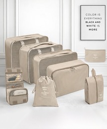 RiNc（リンク）の「【 NOLITA / ノリータ 】8ピース トラベル ラゲッジ パッキング キューブ オーガナイザー セット メイクアップバッグ（トラベルグッズ）」