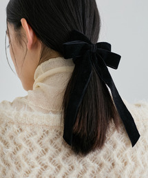 VIS | ベロアリボンヘアカフ(ヘアピン)